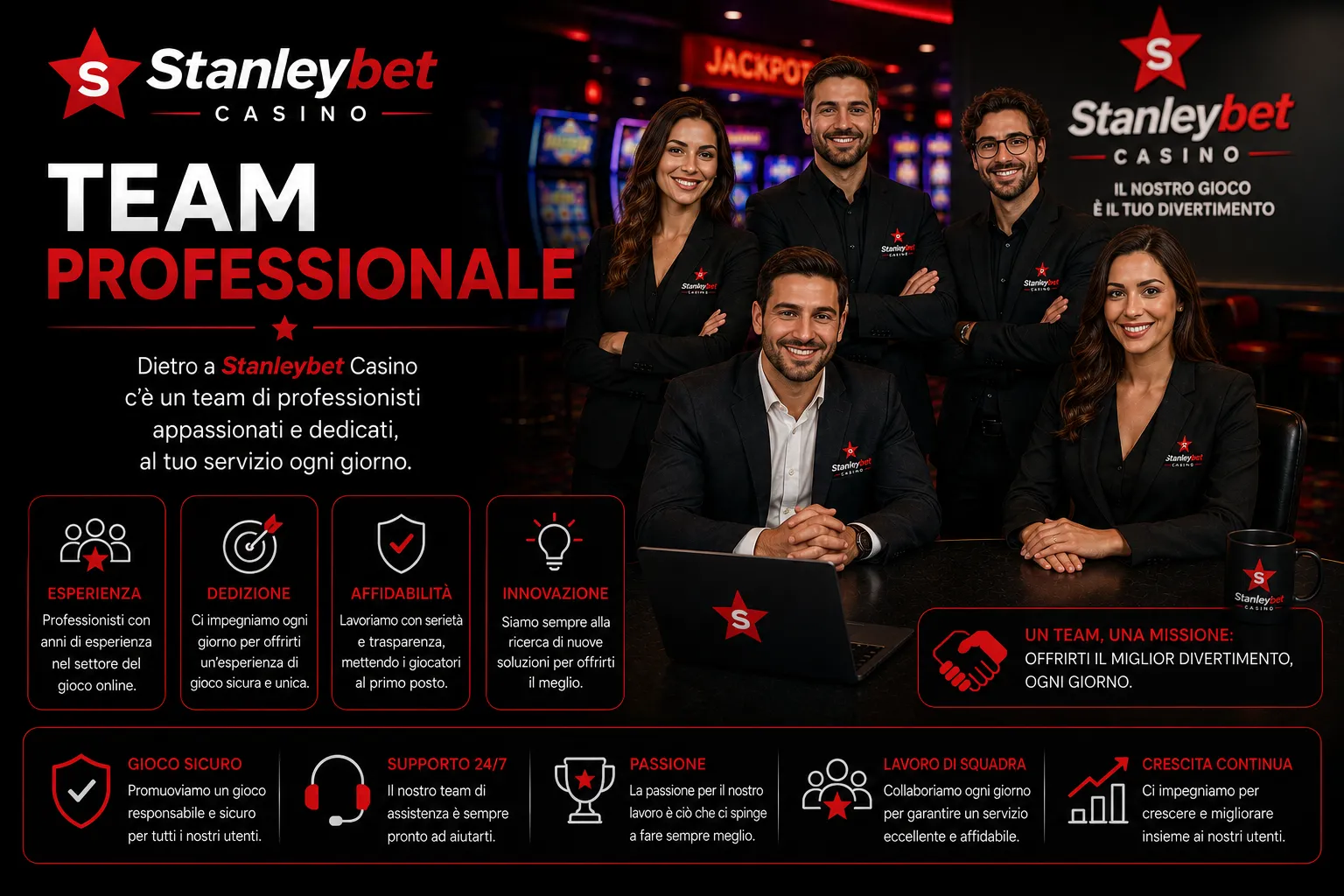 stanleybet casino team